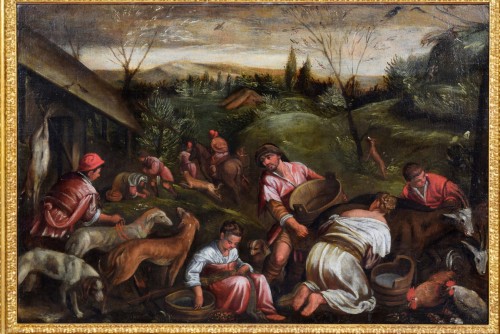 XVIIe siècle - Allégorie du printemps, Italie XVIIe siècle