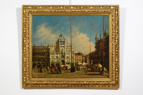  - View of Piazza San Marco in Venice - Italy 19th Century, Follower Francesco Guardi