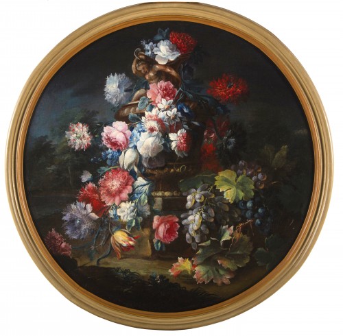Paintings & Drawings  - 18Th century, Italian Pair Still Life by Michele Antonio Rapous