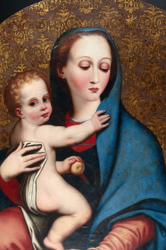 XVIIe siècle - Madonna della Purità, peintre du XVIIe siècle actif en Italie