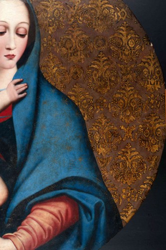 Antiquités - Madonna della Purità, peintre du XVIIe siècle actif en Italie