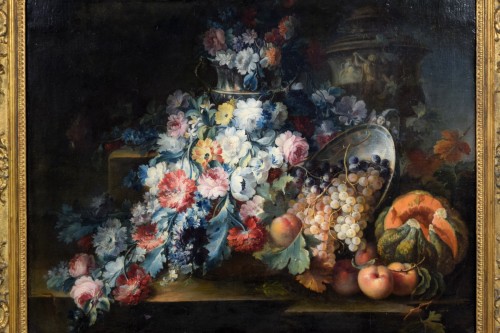  - Michele Antonio Rapos (1733–1819), Nature morte de fleurs et fruits