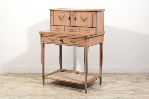 Bonheur du jour en bois laqué, Italie fin du XVIIIe siècle - Brozzetti Antichità