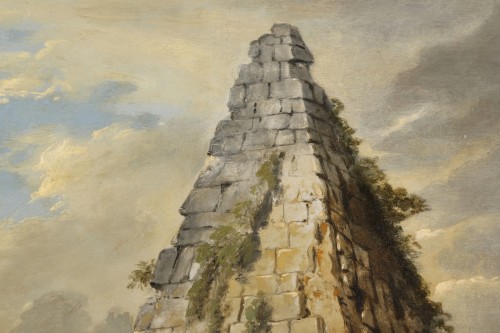Pyramide de Caio Cestio, École italienne du XVIIIe siècle - 