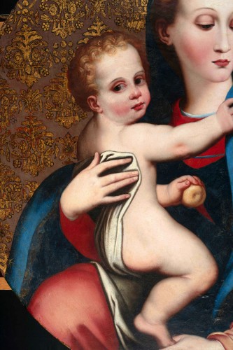 Antiquités - Madonna della Purità, peintre du XVIIe siècle actif en Italie