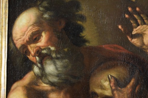Saint Jérôme entendant la trompette du Jugement dernier, École napolitaine du XVIIe siècle - 