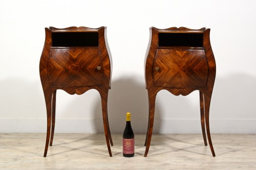Pair of late 19th century small cabinets, Genoa Barocchetto style - 