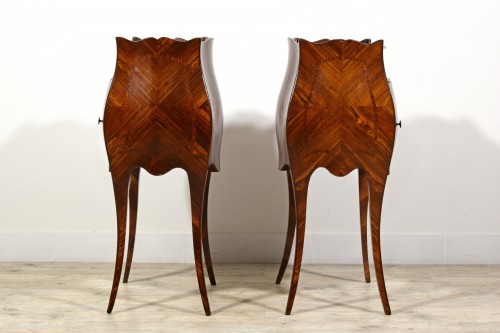  - Pair of late 19th century small cabinets, Genoa Barocchetto style
