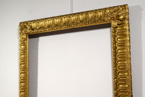 Antiquités - Pair of Baroque Carved and Giltwood Frames, Tuscany 18th Century