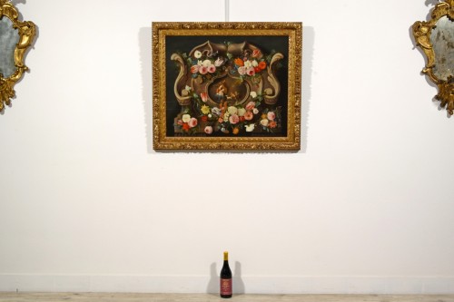 17th Century, Still life Painting by Jan van Kessel I and Jan van Balen - Louis XV