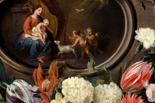 Antiquités - 17th Century, Still life Painting by Jan van Kessel I and Jan van Balen