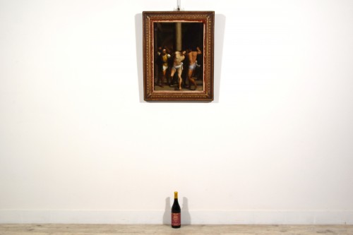 XVIe siècle et avant - Flagellation du Christ, peintre romain du XVIe siècle