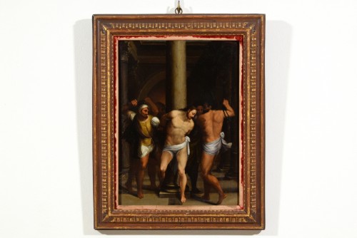 Flagellation du Christ, peintre romain du XVIe siècle - 