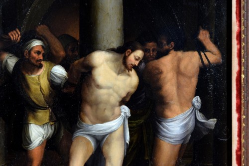 Antiquités - Flagellation du Christ, peintre romain du XVIe siècle