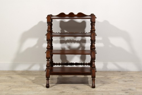 Furniture  - 18th Century, Italian Walnut Four Steps Staircase 