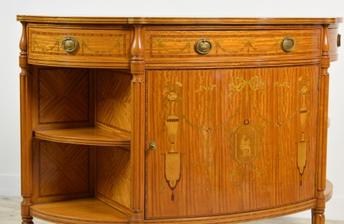 Furniture  - 19th Century English Satinwood Cabinet