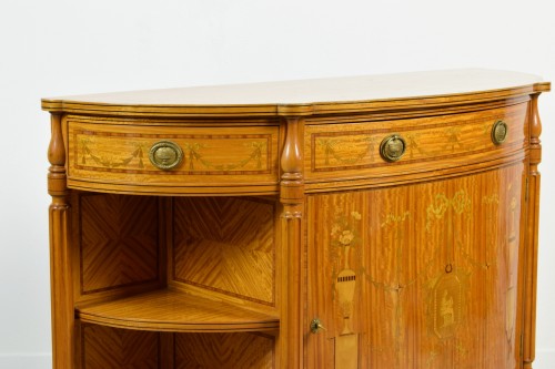 19th Century English Satinwood Cabinet - 