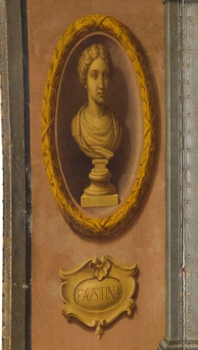 Paravent néoclassique à 4 panneaux, Italie, XVIIIe siècle - Louis XVI