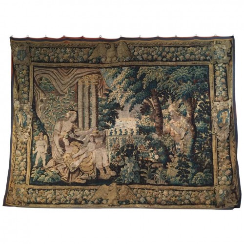  16th century, Flemish Storied Wool Tapestry 