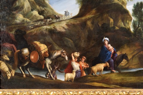 Antiquités - 17th Century, Pier Francesco Cittadini, Jacob and his family go to Egypt