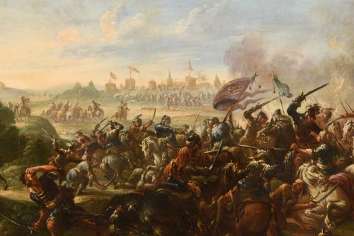 17th Century, Italian Battle Between Christian And Turkish Cavalry - 