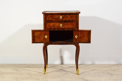 Antiquités - Meuble chiffonier en bois de violette - Italie, Turin XVIIe siècle