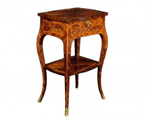 18th Century, Italian (Genoa) Louis XV Violet Wood Coffee Table