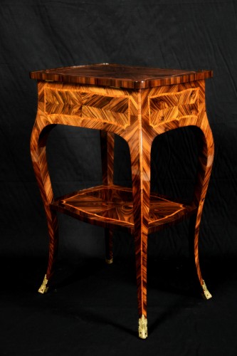 Furniture  - 18th Century, Italian (Genoa) Louis XV Violet Wood Coffee Table