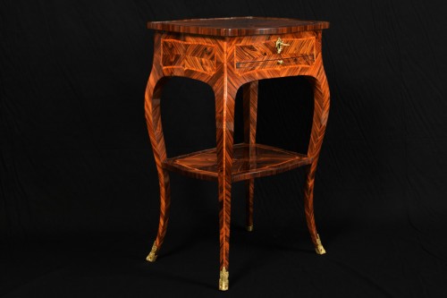 Antiquités - 18th Century, Italian (Genoa) Louis XV Violet Wood Coffee Table