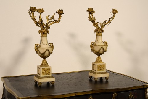 19th Century, Pair Of French Candelabra - Lighting Style 