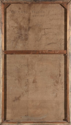 Alliance de Jacob et Laban, disciple de Pierre de Cortone (1596-1669) - Brozzetti Antichità