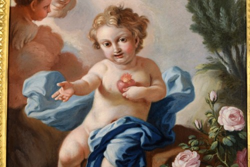 Pietro Bardellino (Italy 1732 - 1806), Sacred Heart of the Child Jesus - 