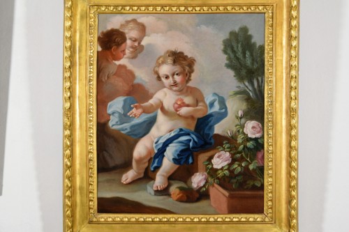 Antiquités - Pietro Bardellino (I1732 - 1806) - Le Sacré Cœur de l’Enfant Jésus