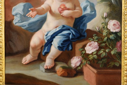 Antiquités - Pietro Bardellino (Italy 1732 - 1806), Sacred Heart of the Child Jesus