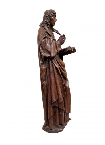 Sculpture  - Oak sculpture of St-John Circa 1500