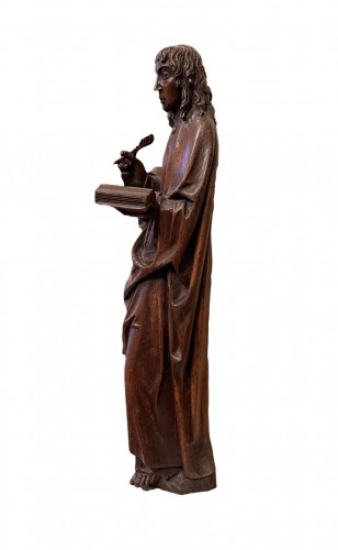 Oak sculpture of St-John Circa 1500 - 