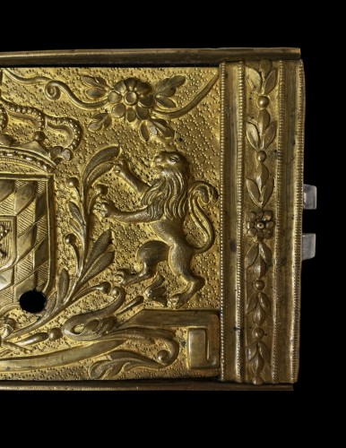 Lock plate with the Bavarian coat of arms, 18th century - Architectural & Garden Style 