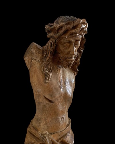 XVIe siècle et avant - Christ en bois sculpté, Allemagne vers 1500