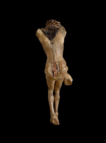 Moyen Âge - Christ en bois sculpté, Allemagne vers 1500