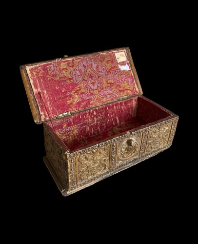 Coffret en pastiglia doré, Padoue circa 1500 - Renaissance