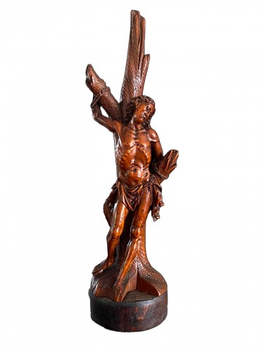 Sculpture of Saint-Sebastian. 17th century