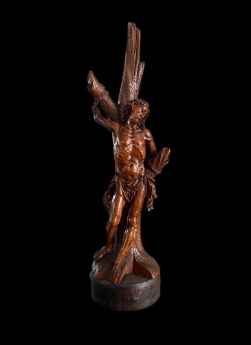 Sculpture  - Sculpture of Saint-Sebastian. 17th century