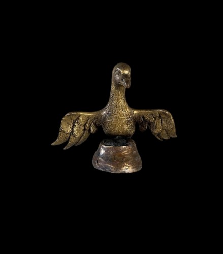 Sculpture  - Medieval bronze Eagle, Mosan 15th century