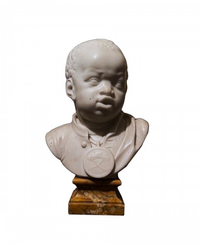 Bust of a Young Moor. Attributed to Jan Claudius de Cock (1668-1735