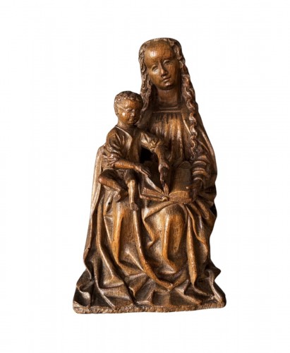 Vierge enseignant l'Enfant Christ, Brabant début du XVIe siècle