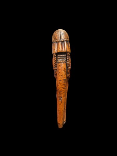Objets de Curiosité  - Casse-noix érotique en buis en forme de phallus XVIIIe siècle