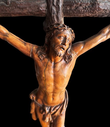 XVIIe siècle - Crucifixion flamande, fin du XVIIe siècle