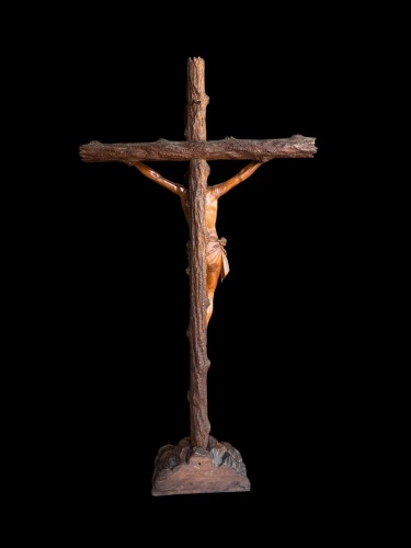 Crucifixion flamande, fin du XVIIe siècle - 