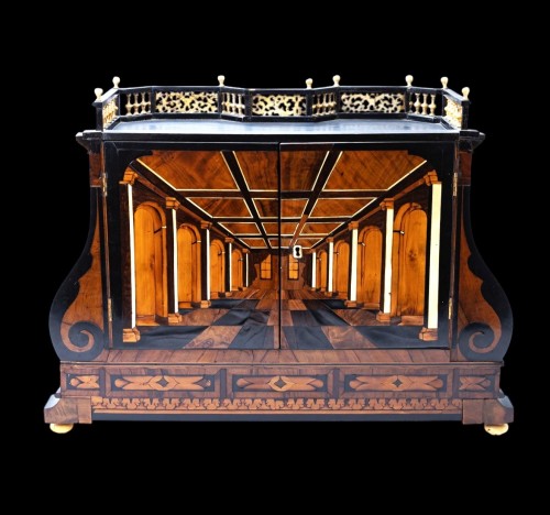 Furniture  - 17th century German jewelry cabinet