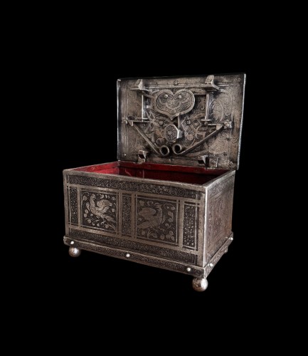 Etched iron casket, Nuremberg, Ca.1600 - 